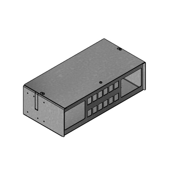 Produktbild MVT 150 124 SVZ  -  Aufputz Medienverteiler für 12 Keystone (19.4mm Ausschnitt)